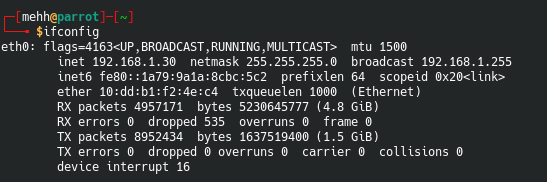 ifconfig