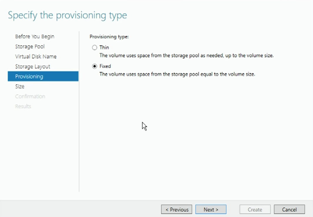 Privisioning Type setup